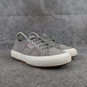 Superga Shoes Womens 7.5 Sneakers Cotu Classic Casual Canvas Grey Lace Up Active
